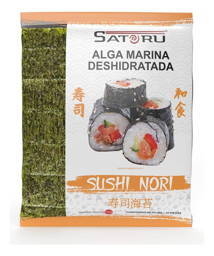 Paquete Para Sushi Tricolor - Arroz, Alga Y Ajonjolí