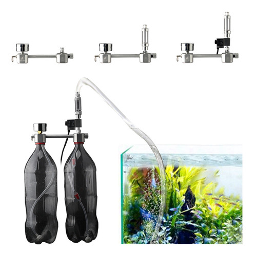 Kit De Sistema Gerador De Co2 Para Aquário Diy Bubble Counte