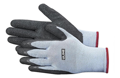 Uline Gription Guantes Recubiertos De Látex - Chicos-12/paq