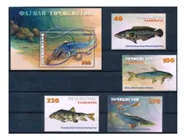 Comprar Fauna - Peces - Tayikistán 2000 - Serie + Block Mint