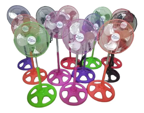 Ventilador De Pedestal 10 Pulgadas 3 Velocidades Metálico