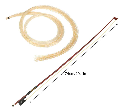 De Violino De Crina De Cavalo Cordas De Violino Terno Fiddle