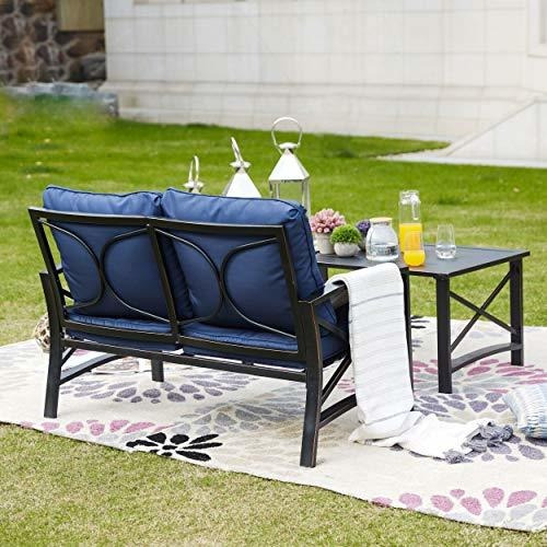 Lokatse Mecedora Para Patio, Al Aire Libre, Juego Con Mesa D