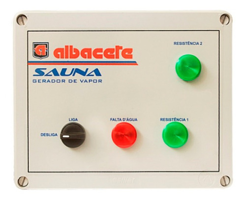 Gerador De Vapor Para Sauna Até 9m³ 6kw 220v Inox Albacete