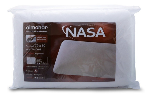 Almohada Nasa Espuma Viscoelastica Inteligente 70 50 Foam