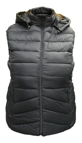 Chaleco Puffer Dama Inverness Inflable Térmico Ultraliviano