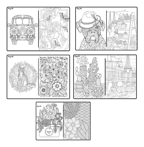 Kit 200 Desenhos Para Colorir / Pintar - Tema Unicórnio - Folha A4