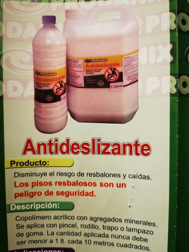 Antideslizante, Para Pisos Envase De 1 Lt