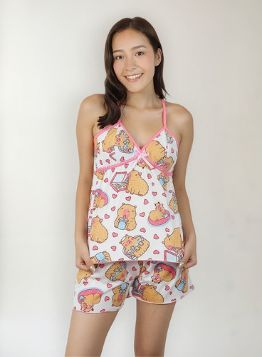 Pack X4 Pijama Con Bvd Y Short - Creaciones Sarvieli