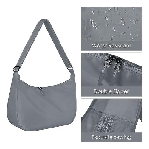Meeque Bolso Bandolera Crescent Sling De Gran Capacidad Para