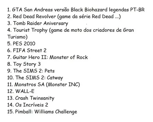 7 Jogos Ps2 Diversos . Leve 7 Pague 6 Somente