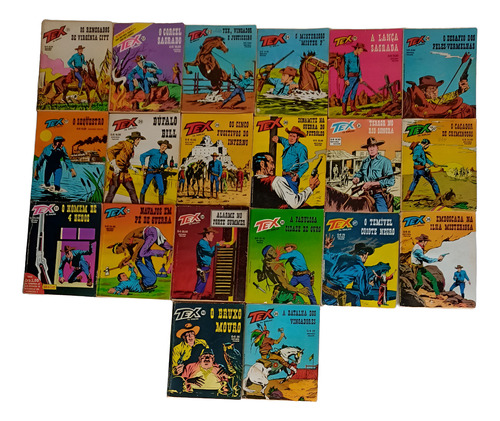 Tex Mensal Coleção Completa Da Revista Tex Do Número 1 Ao 100 Edição Raro E Colecionável (Usado)