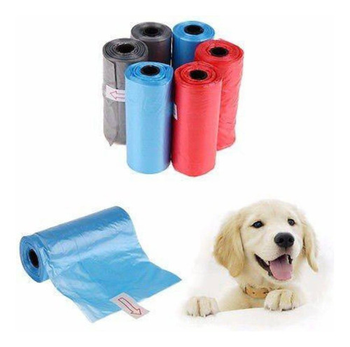 X6 Paquete Bolsas Para Desechos Perros Bolsa Caca Mascotas