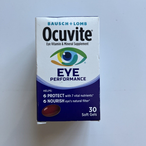 Vitaminas Ocuvite Eyes Performance 30 Capsulas Blandas