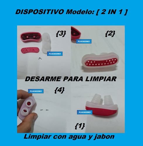 Antironquido 2 En 1 Dispositivo Nasal Nuevo Simple Premium