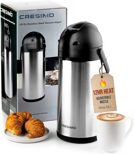 Dispensador Térmico De Café Cresimo De 101 Oz, Café Aislante