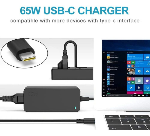 65w 45w Usb C Ac Charger Fit For Dell Latitude 7420 7320 752