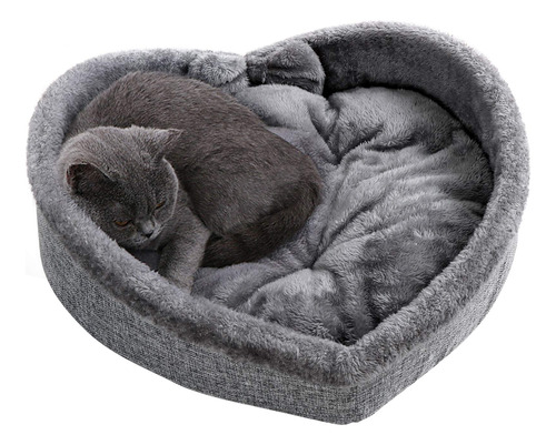 Cama Para Gatos  Cama De Corazón Para Mascotas Para Gat.