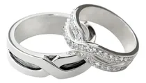 Comprar Anillos Matrimonio Infinito Plata Pura 950 Premium