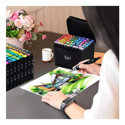 Marcadores Profesionales Doble Punta Touch X120 Colores