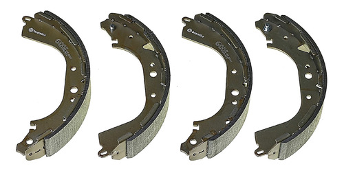 Balatas Tambor Traseras Nissan Frontier L4 2.4l 06-08 Brembo