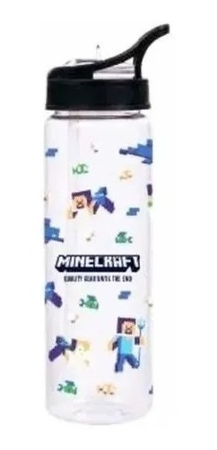 Imagem 3 de 3 de Mochila Minecraft 11721 + Garrafa