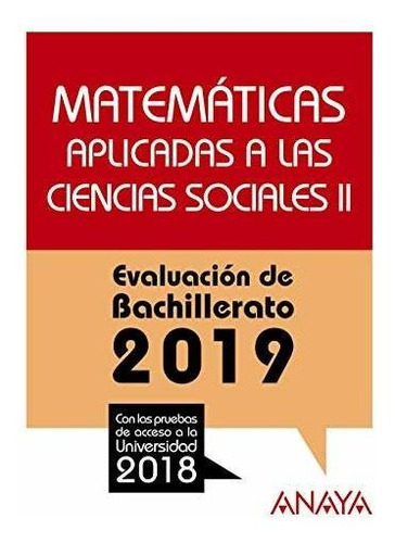 Matemáticas Aplicadas A Las Ciencias Sociales Ii. (prepara L