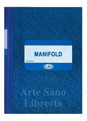 Libro Manifold Autocopiativo Triplicado / Artesano Libreria