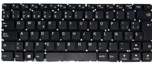 Teclado Color Negro Para Lenovo Ideapad 110-14ibr T17