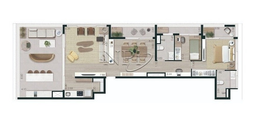 Imagem 15 de 15 de Edificio Condominio Vn Melo Alves Apartamento Studio Nos Jardins- - V-9208