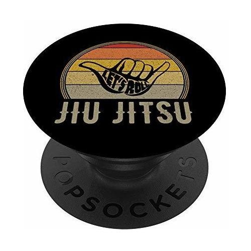 Let's Roll Jiu Jitsu Hand, Estilo Vintage, Puesta De Sol, Di