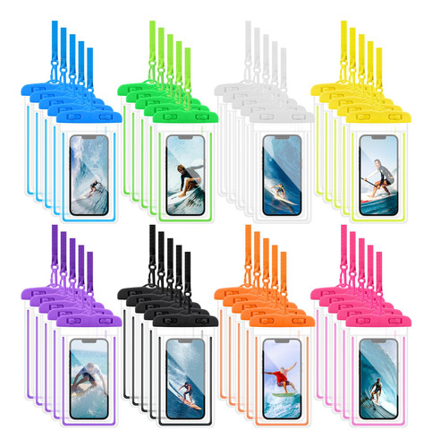 Paquete De 40 Bolsas Universales Impermeables Multicolor Iph Varios Colores