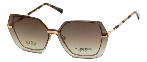 Armação Óculos Ana Hickmann Clip On Ah10018 05a
