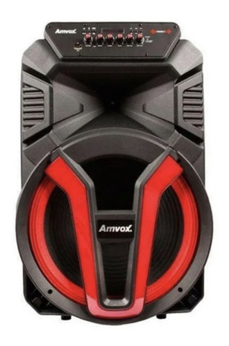 Caixa Amplificada Bluetooth Aca 780 Vulcano 700w Amvox Cor Preto 110V/220V