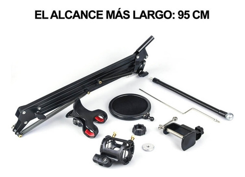 - Soporte Flexible Pinza Microfono Celular Flexible