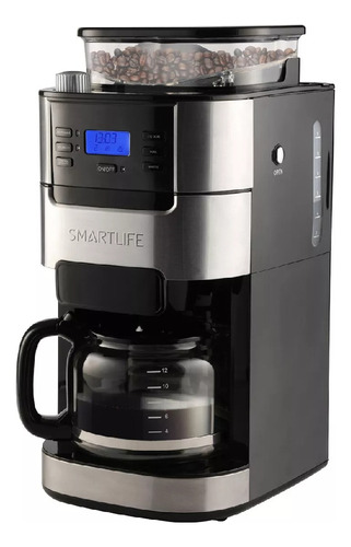 Cafetera De Filtro Smartlife Sl-cmdg1025 Con Molinillo 900w