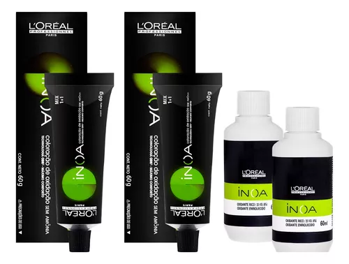 Loreal Kit Dia Richesse c/2 Tonalizantes 5.0 Castanho Claro Profundo 50g +  2 Rev. 15v