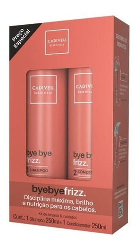 Bye Bye Frizz Shampoo Y Acondicionador 250ml Cadiveu