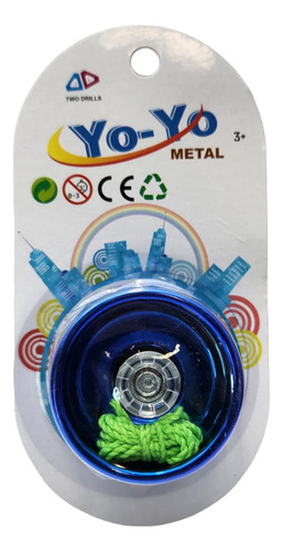 Yo-yo Azul Metal