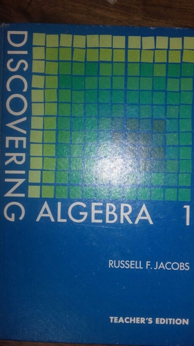 Discovering Álgebra Russell Jacobs Teacher's Edition 