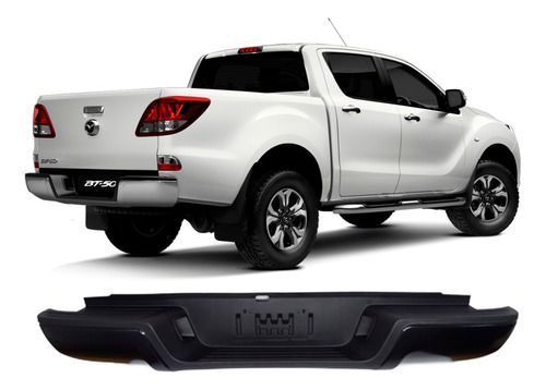 Parachoque Trasero Negro Mazda Bt-50 2013-2021