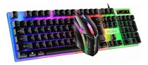 Comprar * Kits Teclado Gamer Mecanico Alambrico Rgb Con Mouse Gamer