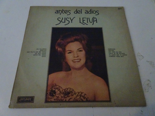 Susy Leiva - Antes Del Adios - Vinilo Tango