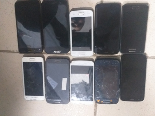 Lote De Celular Quebrados, Para Retirada De Peças.