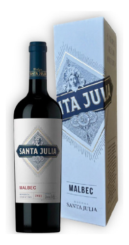 Santa Julia Vino Malbec 750ml C/estuche Mendoza Argentina