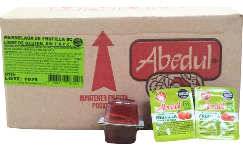 Mermelada De Frutilla Diet Abedul (20 Gr C/u X 108 Unid )