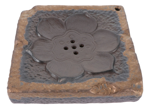 Tetera Pottery Holder Con Base De Plato De Burbujas