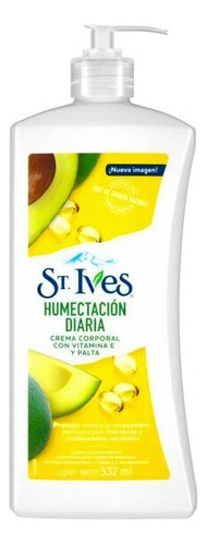 St Ives Hidratante Con Vitamina E Y Abacate Palta 532ml Tipo De Embalagem Bisnaga