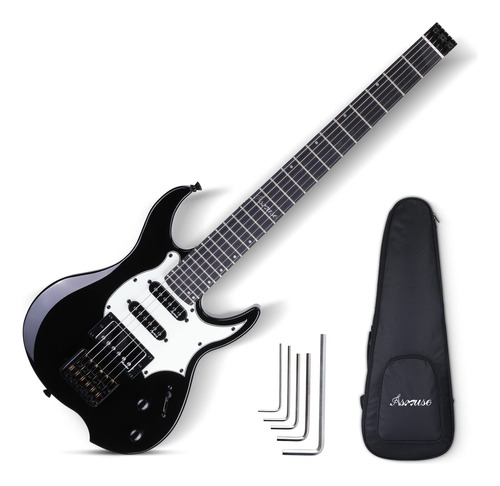 Asmuse Guitarra Electrica Sin Cabeza, Kit De Guitarra Electr