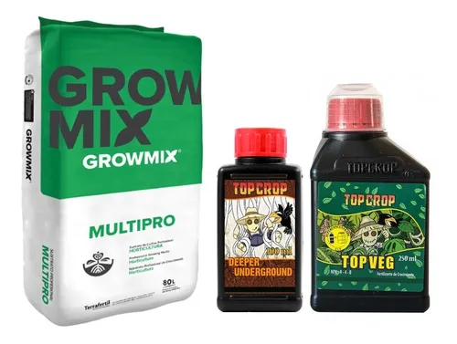 comprar Growmix Multipro 80lts Top Crop Underground 100ml Veg 250ml